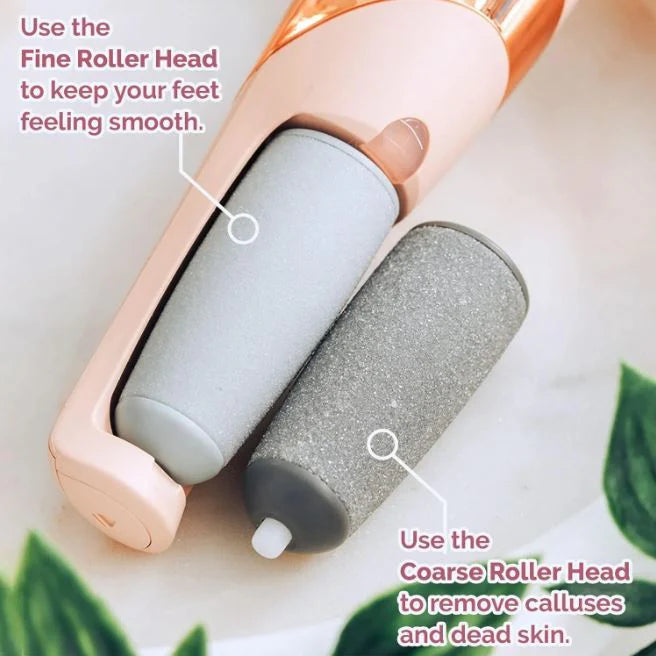 Electric Foot Callous Remover Power Source/Cell Both Foot File & Dead Skin Remover For Feet, Professional Pedi Foot Care Hard Cracked Dry Skin Finishing Touch Flawless Pedi File