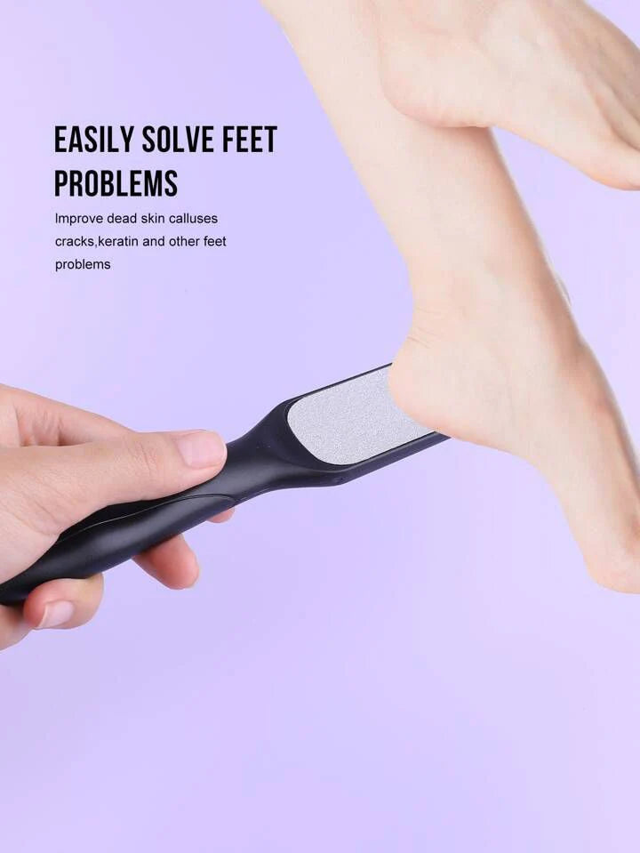 Double Sided Plastic Handle Foot Callus Remover Grinding Filler