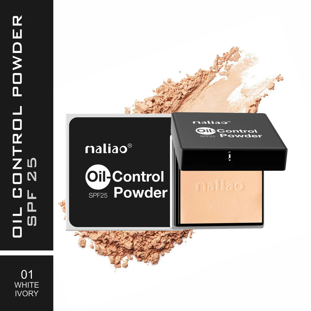 Maliao Oil-Control Powder SPF 25 - Shine-Free Perfection With Sun Protection