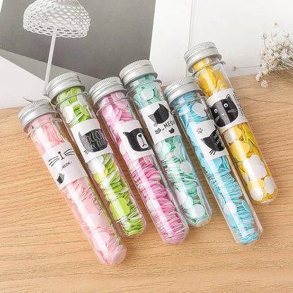 Skin Care - 1 Piece Portable Mini Body Washing Bath Test Tube Confetti Foaming Flower One Time Paper Soap Slice Travel Accessary