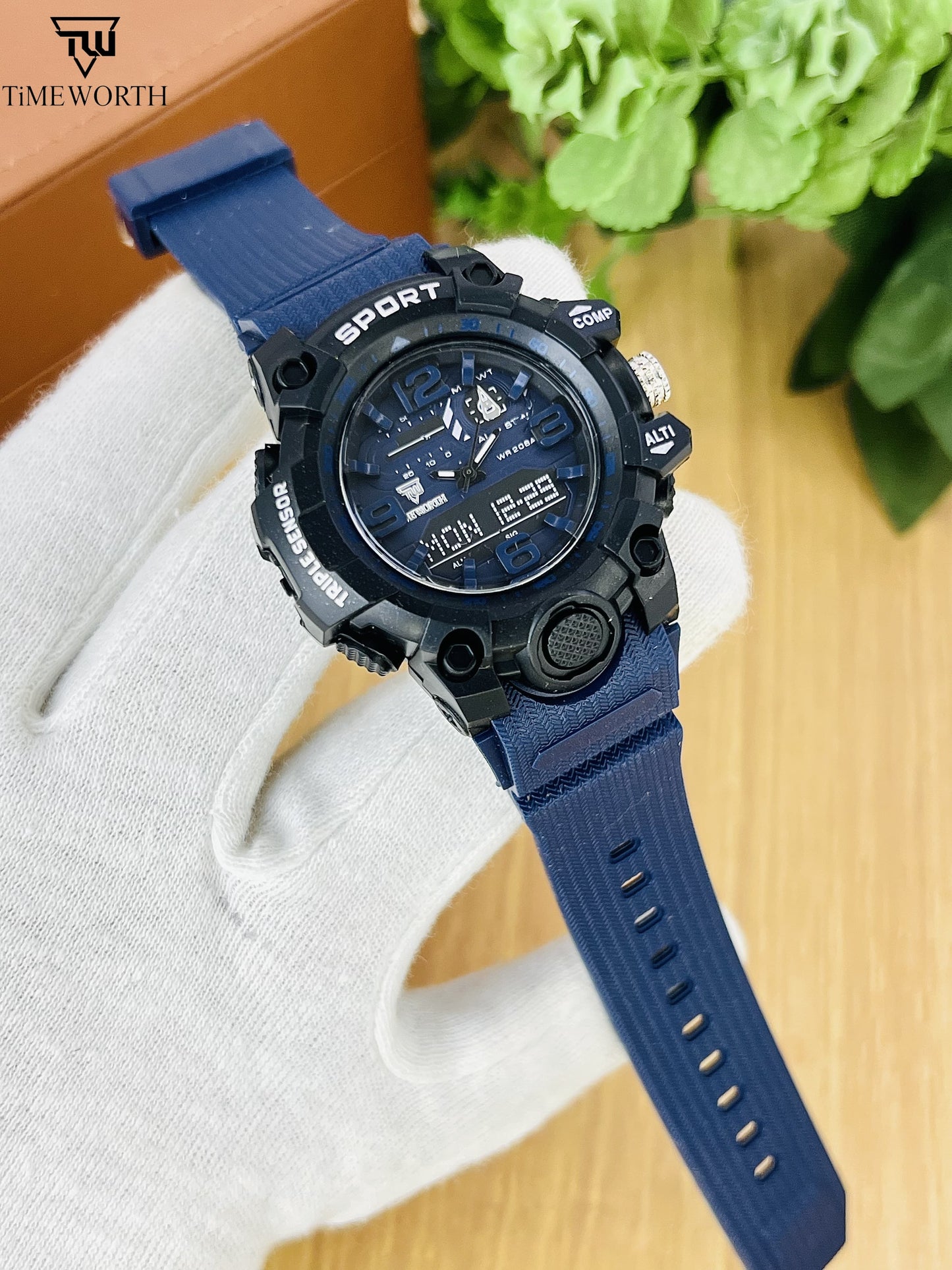 Military Men's Digital Sports Watch For Men Waterproof with LED Back light Watch for Men