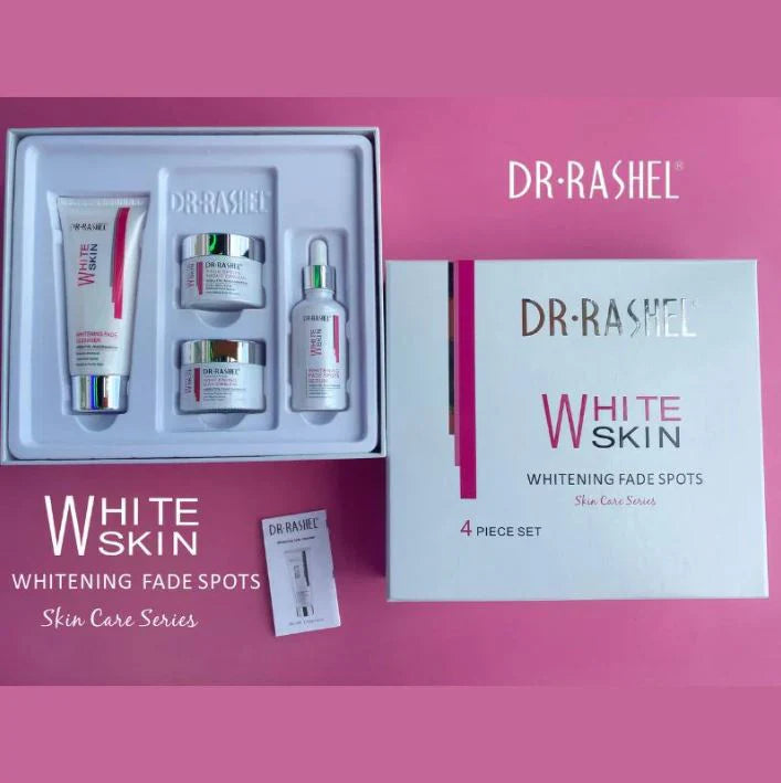 Dr.Rashel 4 PC Set Whitening Fade Dark Spots Skin Care Whitening Solution Series DRL - 1556