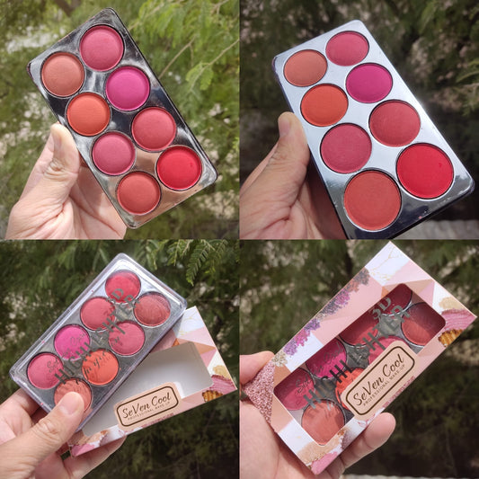 New 8 colors blush-on palette