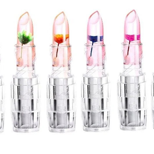 New 1Pcs Crystal Jelly Girl Lip Balm long lasting Magical Color Lipstick