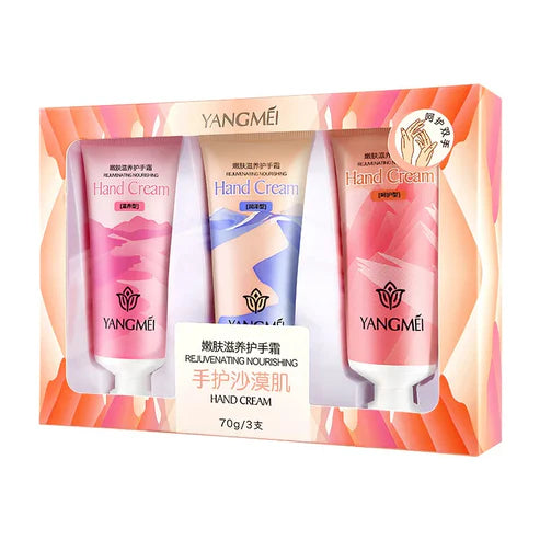 Pack Of 3 Yangmei cute moisturizing nourishing hand cream Best For Gift