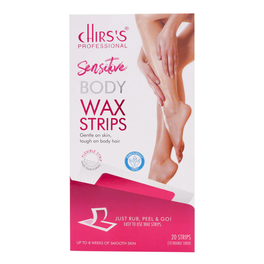 Chirs's Professional Body Wax Strips - 20 Strips (10 Double Sided)