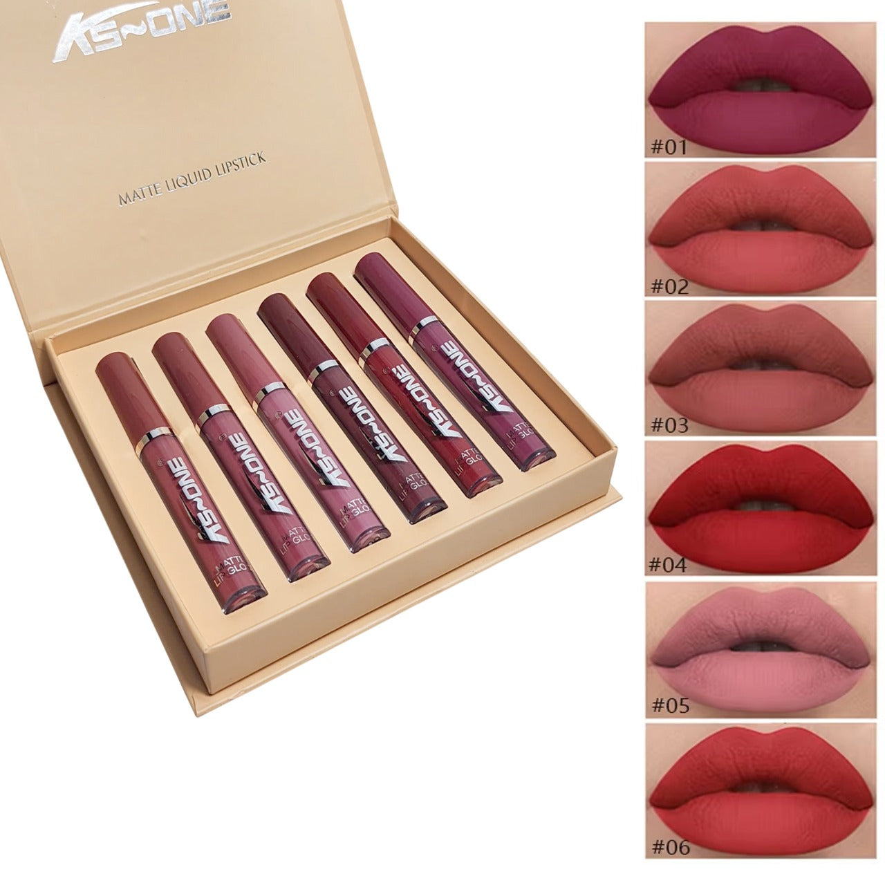 KS One 6 PCS Lipgloss Set