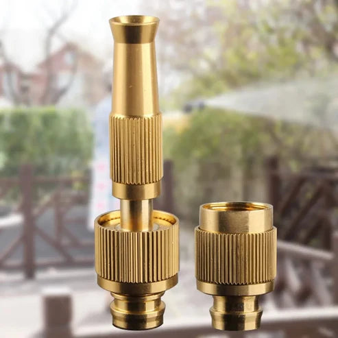 High Pressure Brass Nozzle Full Copper Material Integrated Direct Water Spray Nozzle Gun