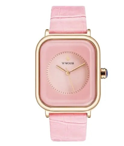 Ladies Watch Fashion White Square Wrist Watch Simple Ladies Watch For Woman Girls