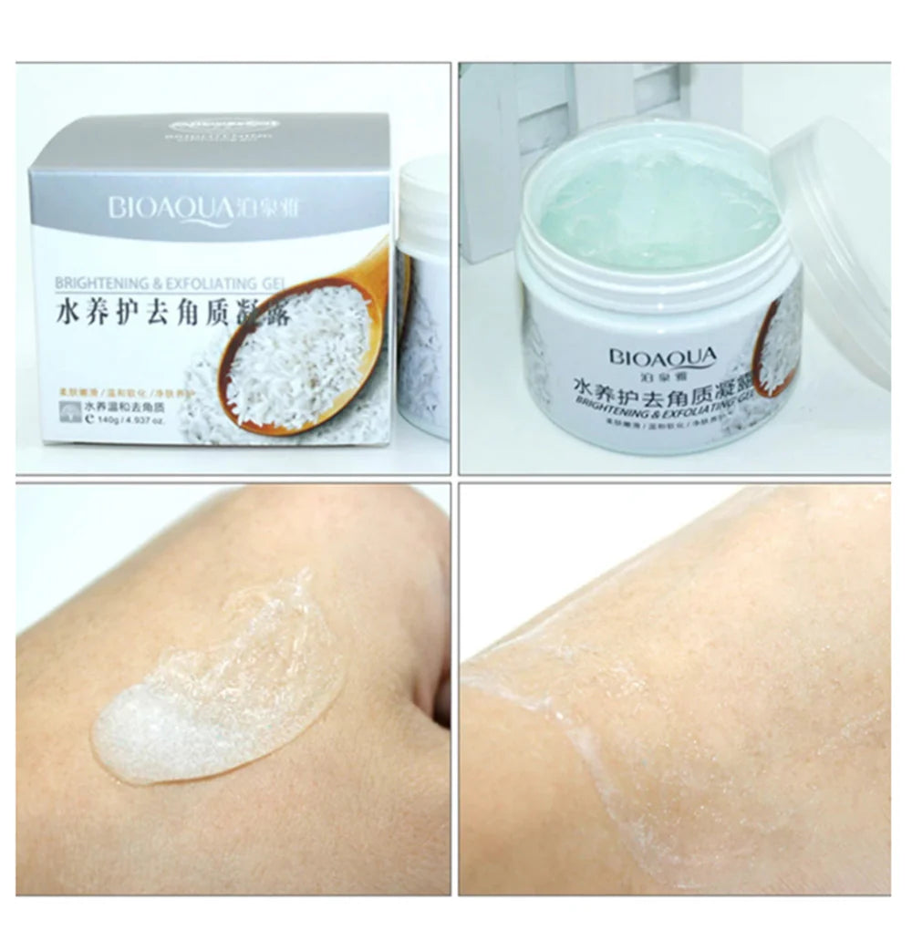 BIOAQUA Exfoliating Rice Gel Face Scrub Shrink Pores - BQY05671