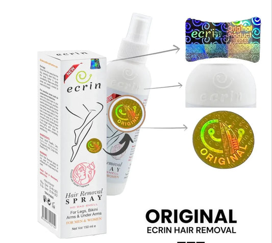 Sale Roll over or click image to zoom in Ecrin Original Hair Removal Spray For Men And Women 150ml