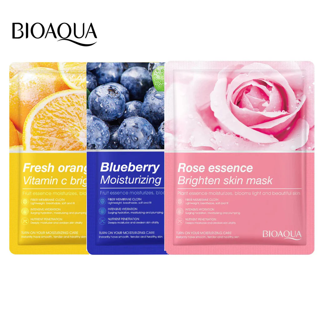 BIOAQUA Pack Of 10 - Sheet Maks- 30g X 10