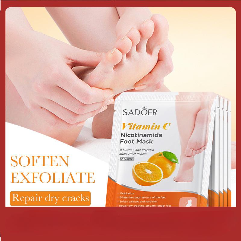 Sadoer Fruit Foot Care Exfoliating Whitening Foot Peeling Facial Mask 35g