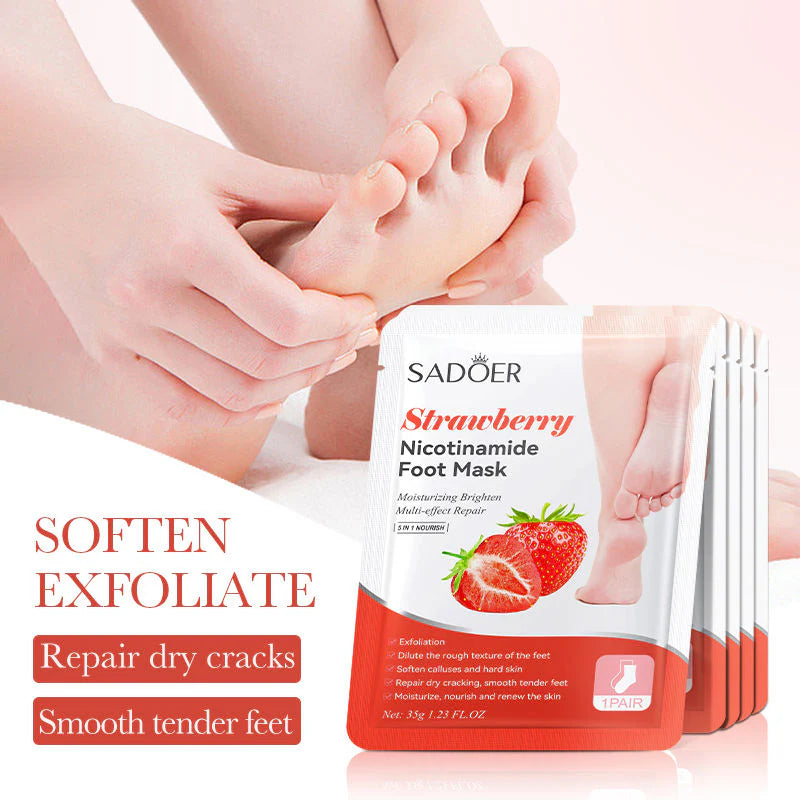 Sadoer Fruit Foot Care Exfoliating Whitening Foot Peeling Facial Mask 35g