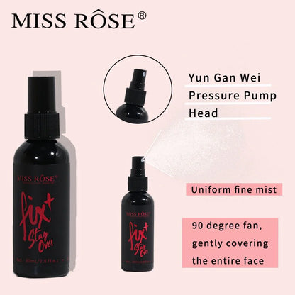 MISS ROSE Makeup Fixer Fast Forming Waterproof & Moisturizing Spray 80ml 7505-025M