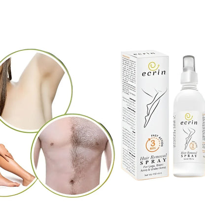 Sale Roll over or click image to zoom in Ecrin Original Hair Removal Spray For Men And Women 150ml