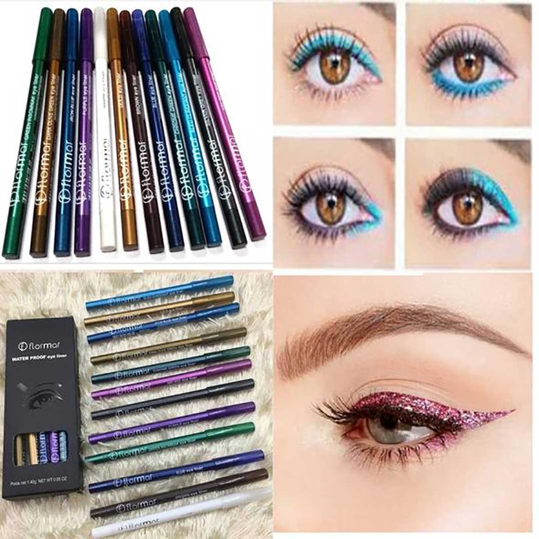 Flormar Glitter Eye And Lip Liner Pack Of 12