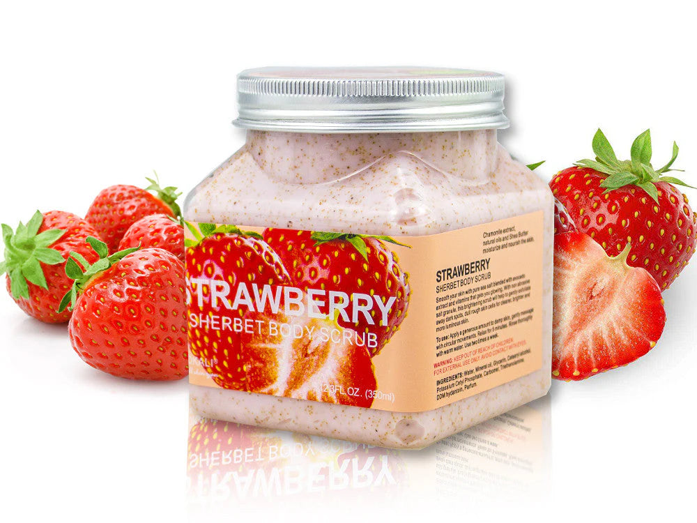 WOKALI Strawberry Sherbet Body Scrub 350ml WKL692