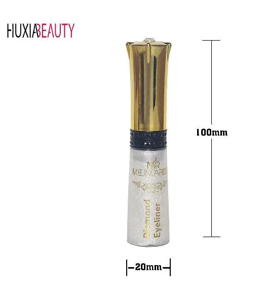 Huxia Beauty Pack Of 2 Diamond Liquid Glitter Eyeliner Gold & Silver