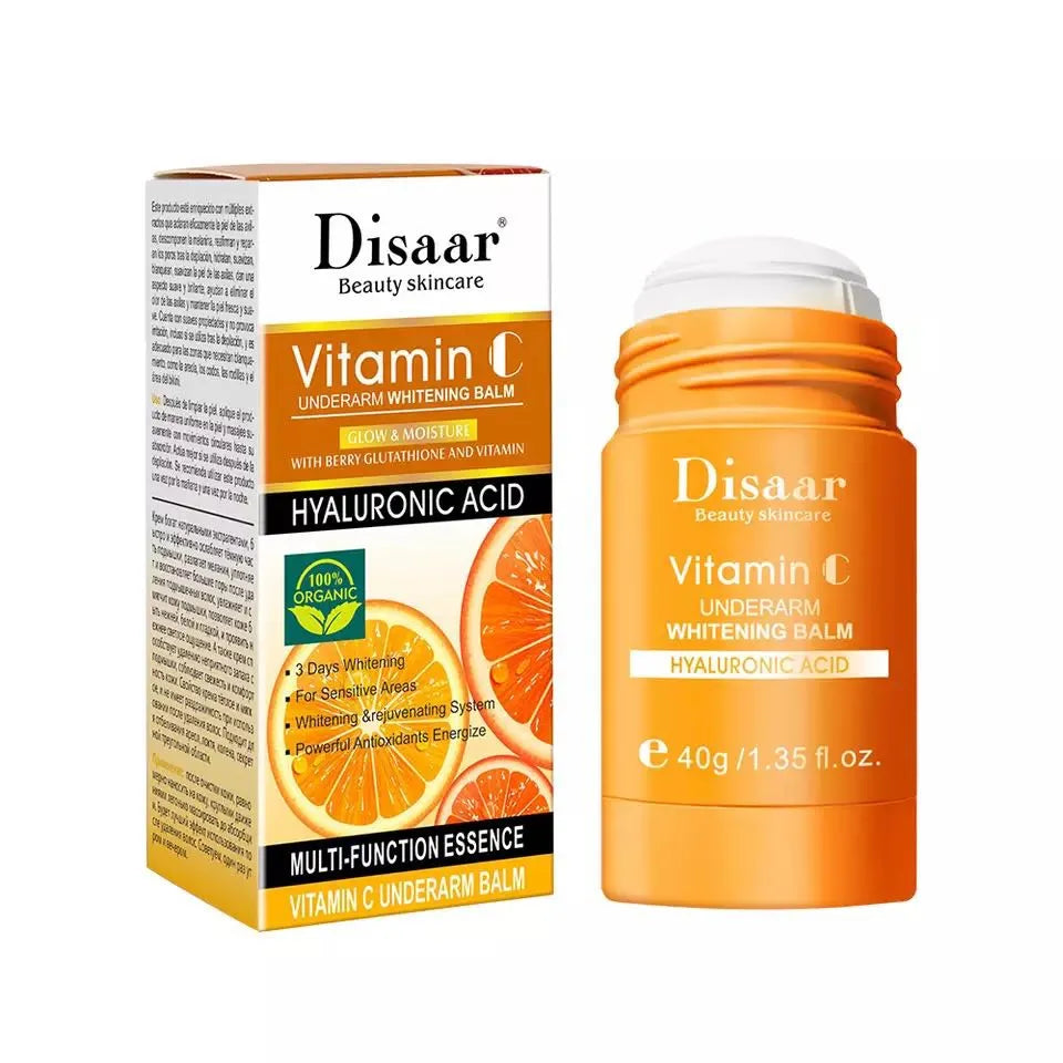 Disaar Vitamin C Underarm Glow Balm Stick Mild Moisturizing Body Odor Remover For Ladies For Girls 40g DS5118