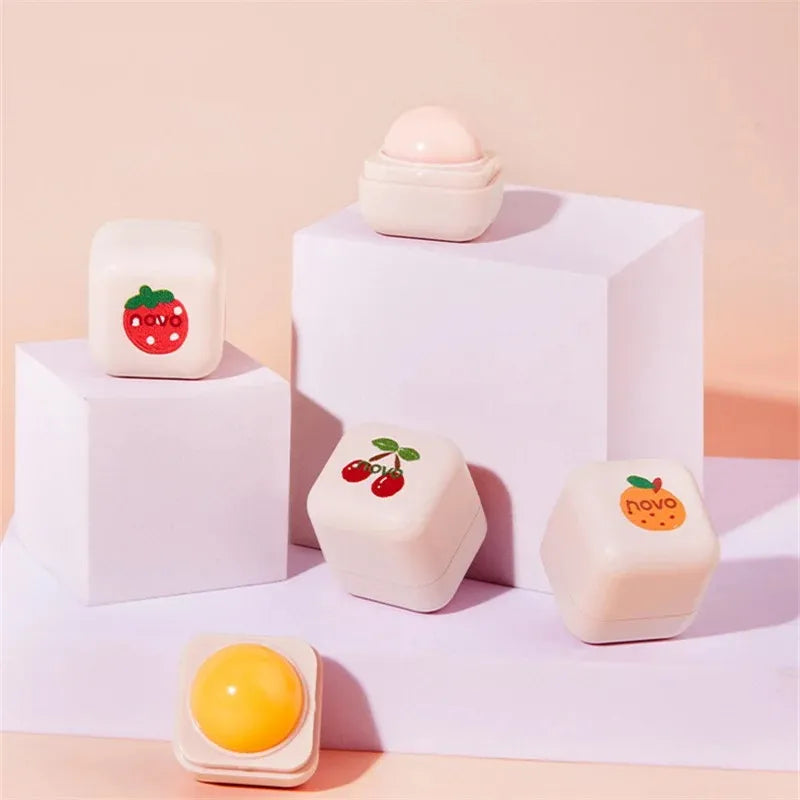 Mini Pudding Change Lip Balm Lasting Nutritious Lipstick Peach Lip Care Lipstick Base Transparent Repair Lipgloss