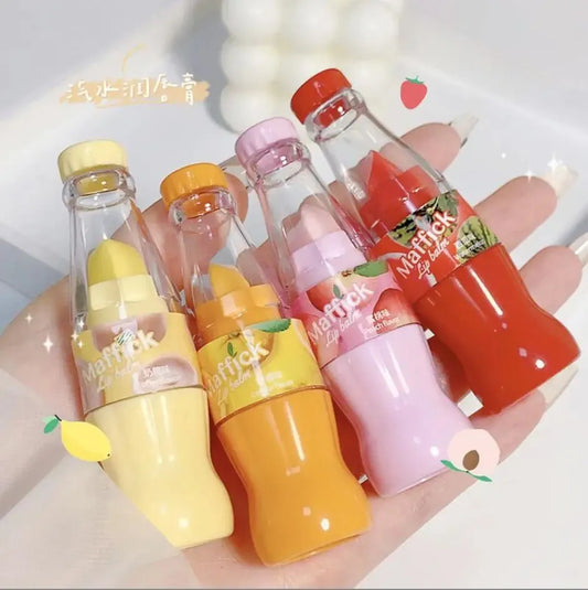 1 Pc Soda Bottle Lip Balm Is Not Easy To Fade Lipstick Peach Moisturizing Moisturizing Lasting Color and Moisturizing Lip Balm