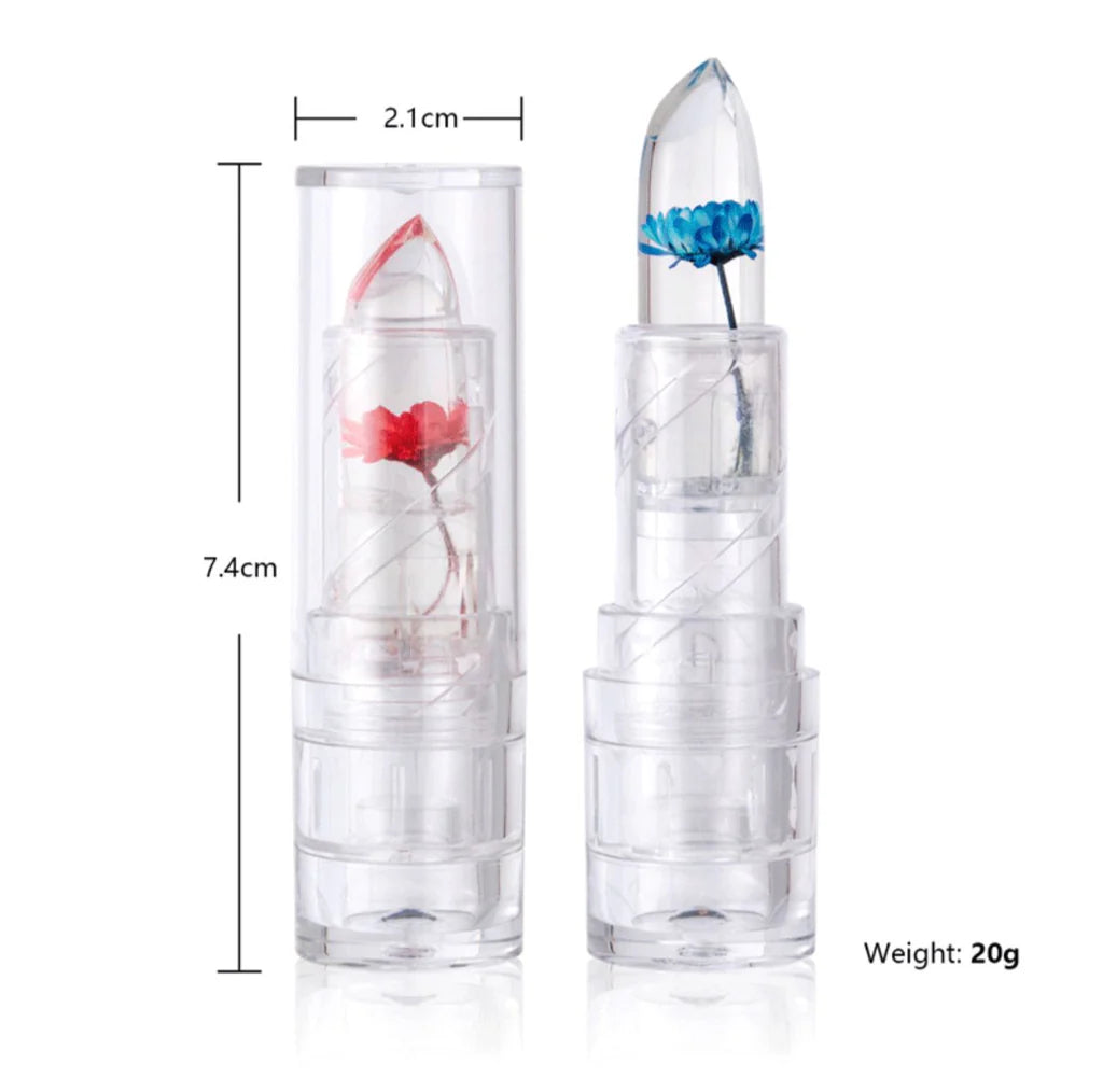 New 1Pcs Crystal Jelly Girl Lip Balm long lasting Magical Color Lipstick