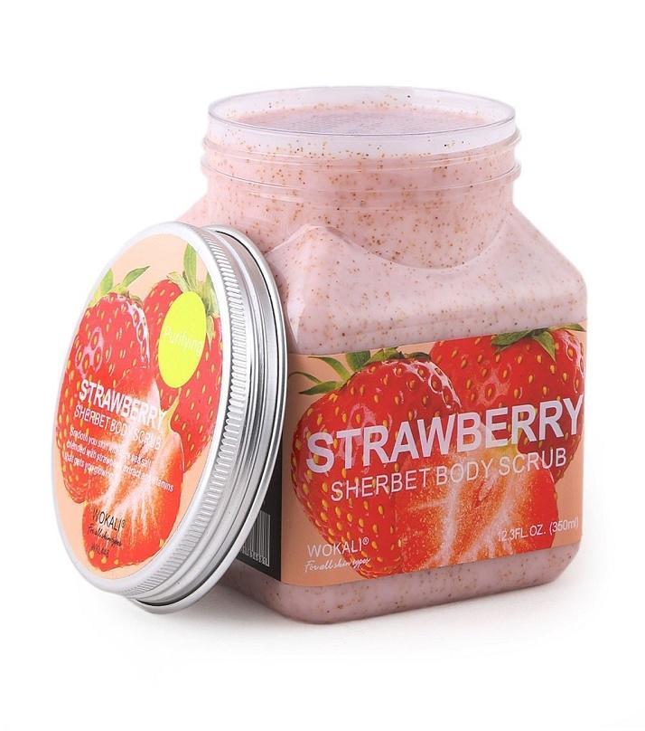 WOKALI Strawberry Sherbet Body Scrub 350ml WKL692