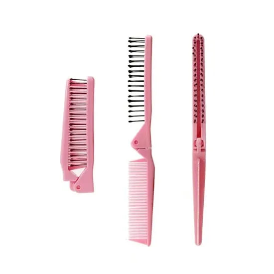 Miss Beauty 1PCS Foldable Comb Beard Moustache Brush Salon Hairdressing Styling Tool In Random Color