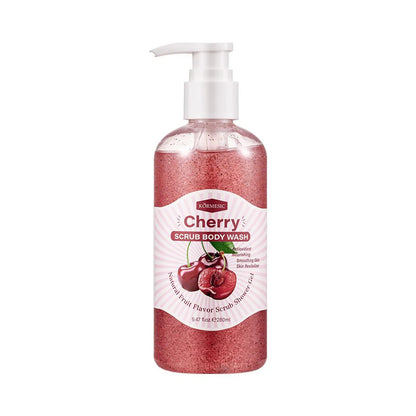 KORMESIC Exfoliating Whitening Cherry Body Scrub & Shower Gel 280ml KMC58904