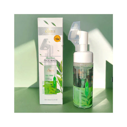 Chirs's Tea Tree Face Wash Oil Control Anti Acne Whitening Cleansing Mousse 150ML CH-0017