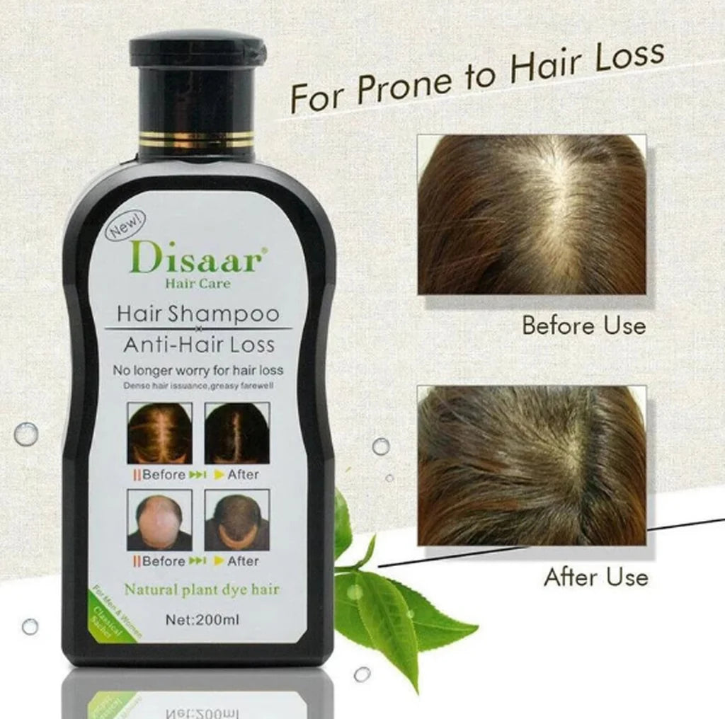 DISAAR Hairs Shampoo Anti-Hair Loss Hair Growth Treatment For Men & Women-200ml DS319-1