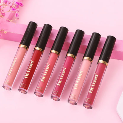 Fit Colours 6pcs Matte Lip Gloss Set