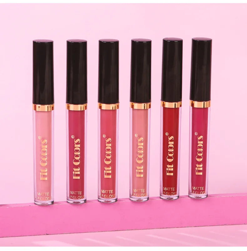 Fit Colours 6pcs Matte Lip Gloss Set