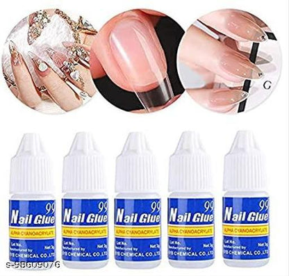 Super Strong Nail Glue For False Nail Tips, Acrylic Nails,Press On Nails,Fake Nails Art Decoration Lasting Adhesion