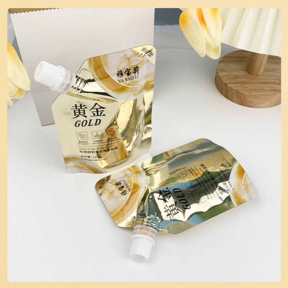 Retinol Snake Venom Peptide Gold Mask Golden Mask Moisturizing Whitening Wrinkle Fade Mud Mask Firming Skin Care 100ml HS8269