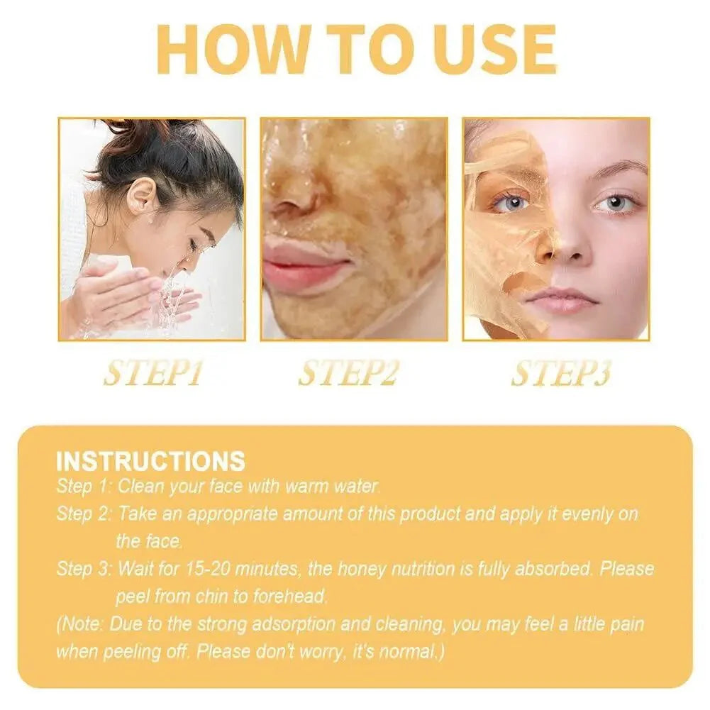 Retinol Snake Venom Peptide Gold Mask Golden Mask Moisturizing Whitening Wrinkle Fade Mud Mask Firming Skin Care 100ml HS8269