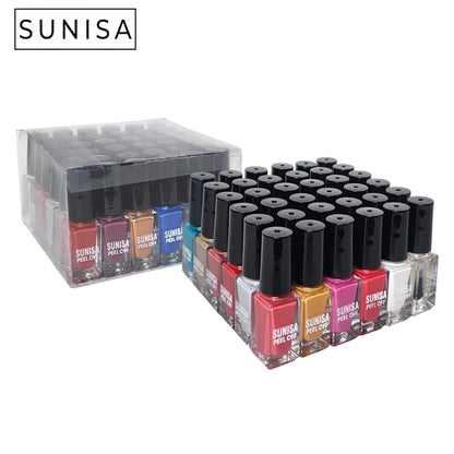 Miss Beauty New Sunisa Pack Of 36pcs Nail Polish / Peel Off