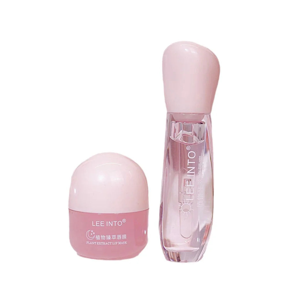 LEEINTO Pack Of 2 Lip Sleeping Mask Lip Balm Moisturizing Nourishing And Lips Mask.