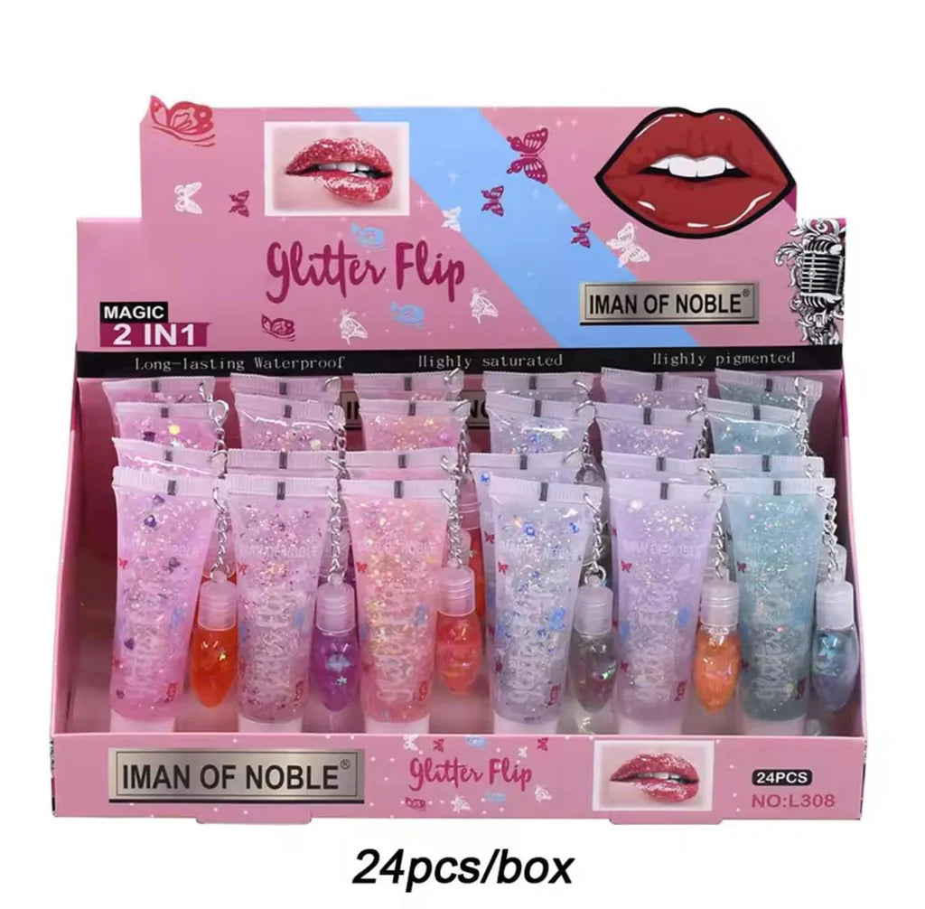 1pc Lip Gloss Set Mini Heart Love Shaped Lip Plumper Oil Moisturizing Women Lip Gloss Balm Makeup Lip Tint Cosmetics Random Ship