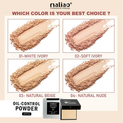 Maliao Oil-Control Powder SPF 25 - Shine-Free Perfection With Sun Protection