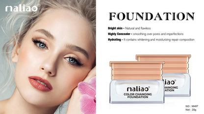 Maliao Color Changing Foundation Long Lasting And Waterproof Satin Finish Foundation