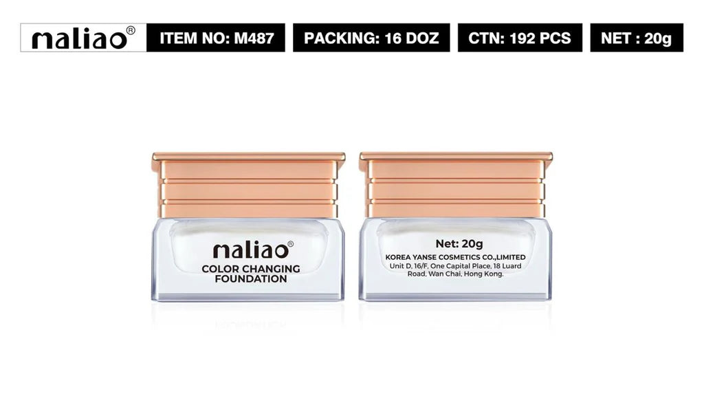 Maliao Color Changing Foundation Long Lasting And Waterproof Satin Finish Foundation