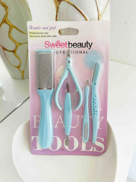 Sweet Beauty 5 Pcs Menicure And Pedicure Kit