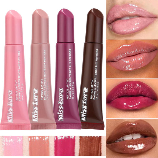 Miss Lara Punk Dark Brown Lip Gloss Lip Tint Long Lasting Moisturizing Nutritious Liquid Lipstick Clear Mineral Lip Oil Makeup