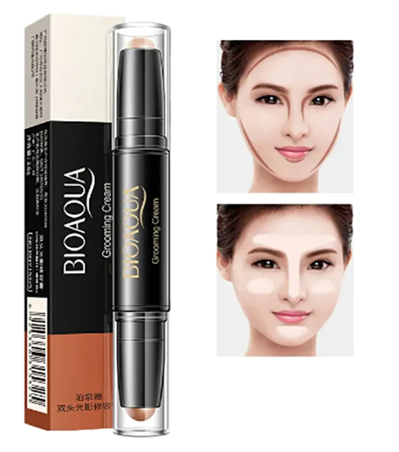 BIOAOUA Double-Headed Repair Stick Concealer Light Shadow Brightning & Whitening Face Stick BQY15325