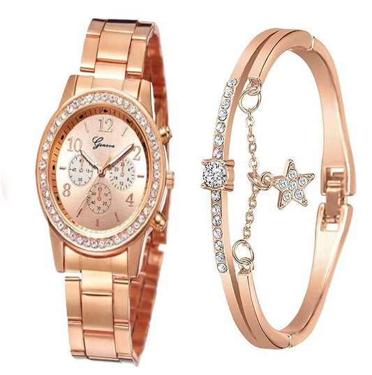 Ladies Quartz Wrist Watches Fashion Wristwatch Dress Watch Women Crystal Diamond Watches Gold Clock Women Montre Femme New