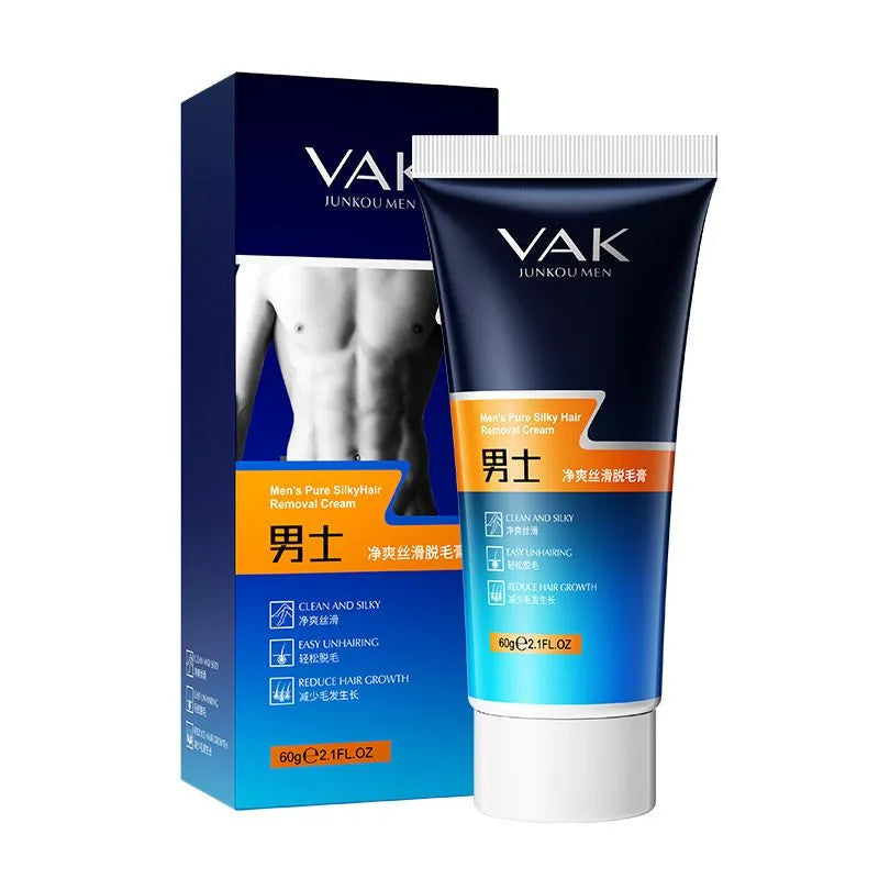 VAK Mens Pure Silky Hair Removal Cream 60g JK31035