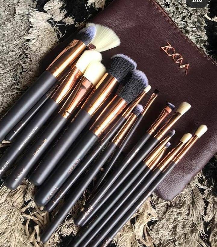 Zoeva Rose Golden Complete Brushes Set - 15 pcs