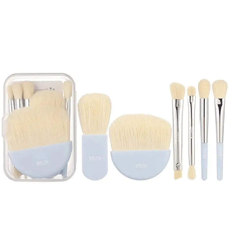 6Pcs Mini Portable Travel Women Makeup Brushes Set Concealer Brush Beauty Foundation Eye Shadow Tools Eyelash Brushes